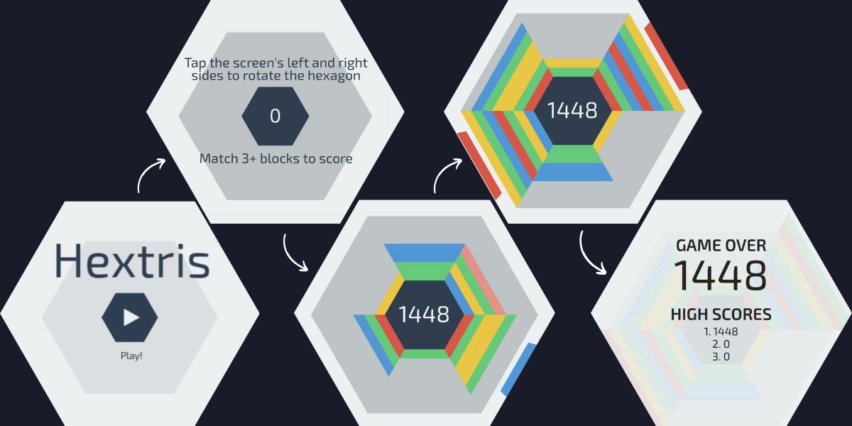 Hextris: Hexagon Puzzle Game Online Hextris: Hexagon Puzzle Game Online